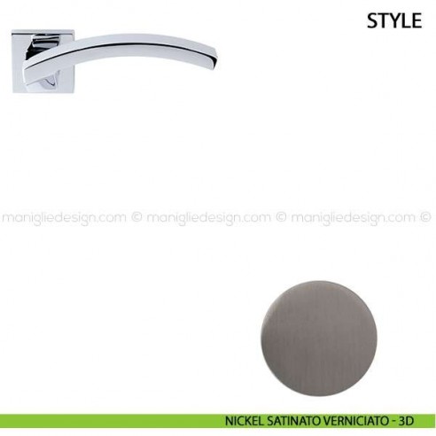 Maniglia per porta Style Comit nickel satinato verniciato