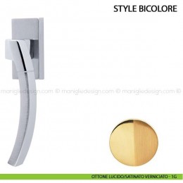 Maniglia per finestra martellina DK Style Bicolore Comit 2