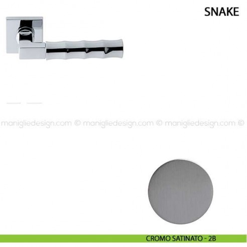 Maniglia per porta Snake Comit cromo satinato