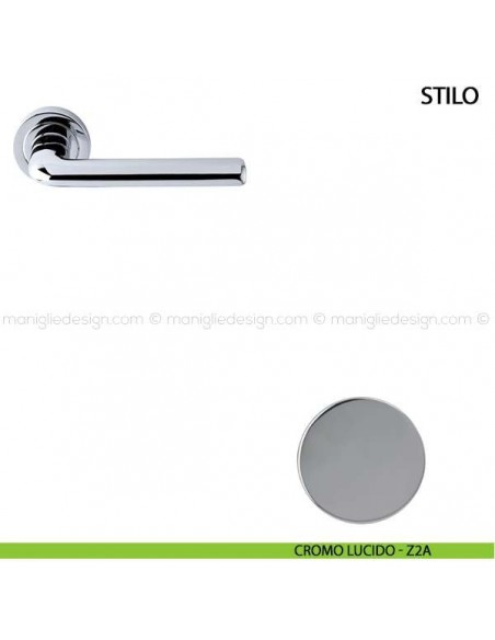 Maniglia per porta Stilo Comit cromo lucido