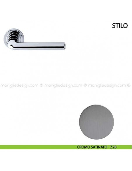 Maniglia per porta Stilo Comit cromo satinato