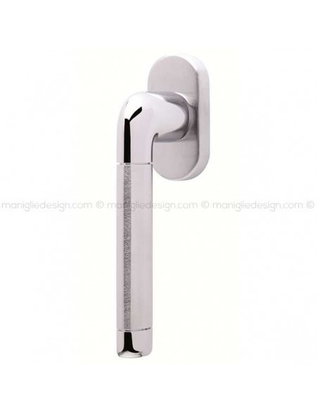 Maniglia per finestra martellina DK Stilo Bicolore Comit