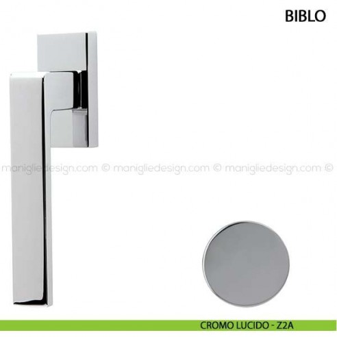 Maniglia per finestra martellina DK Biblo Comit cromo lucido