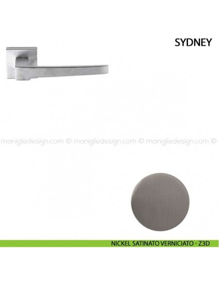 Maniglia per porta Sydney Comit nickel satinato verniciato