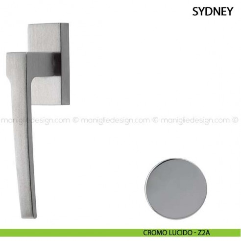 Maniglia per finestra martellina DK Sydney Comit cromo lucido