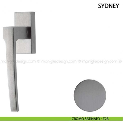 Maniglia per finestra martellina DK Sydney Comit cromo satinato