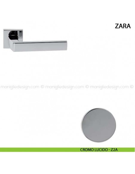 Maniglia per porta Zara Comit cromo lucido