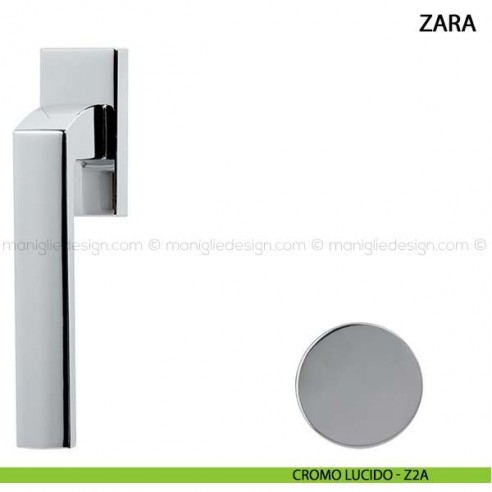 Maniglia per finestra martellina DK Zara Comit cromo lucido