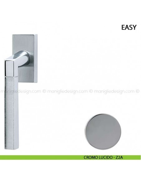 Maniglia per finestra martellina DK Easy Comit cromo lucido