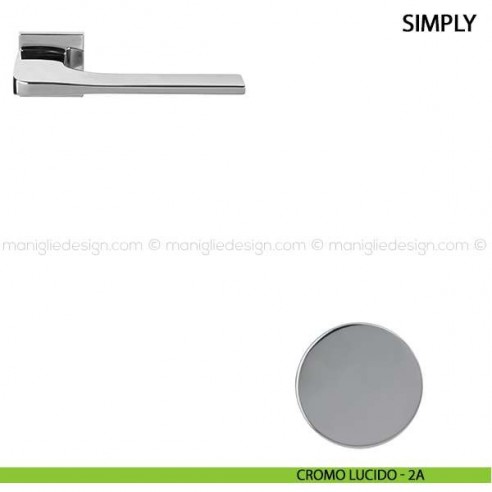 Maniglia per porta Simply Comit cromo lucido
