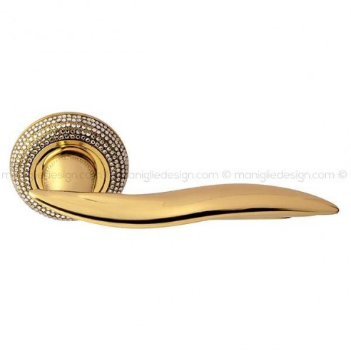 Maniglia Swarovski Per Porta Interna Fly Con Cristalli Comit In Ottone Maniglia Swarovski Per Porta Interna Fly Con Cristalli Comit In Ottone