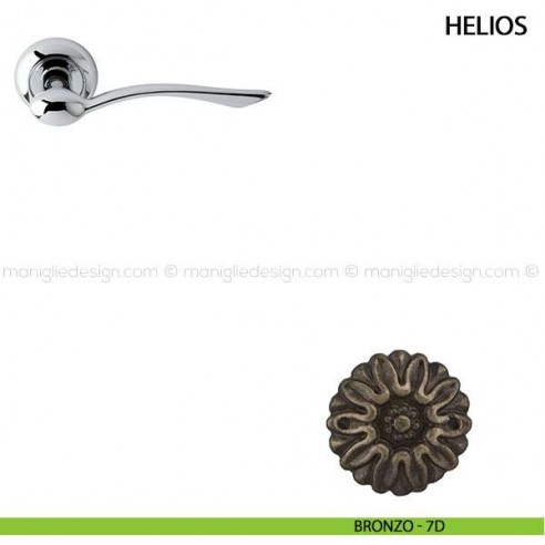 Maniglia per porta Helios Comit bronzo