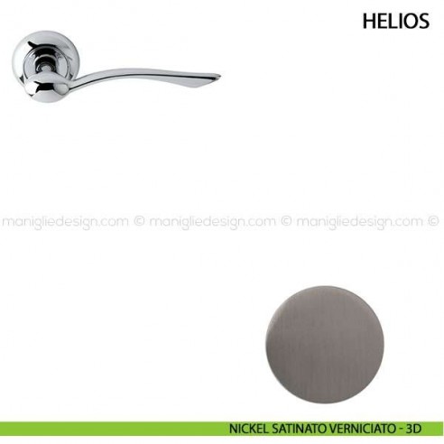Maniglia per porta Helios Comit nickel satinato verniciato