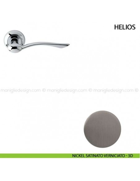 Maniglia per porta Helios Comit nickel satinato verniciato