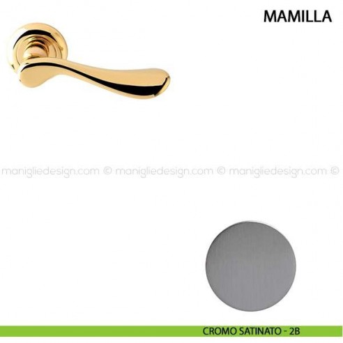 Maniglia per porta Mamilla Comit cromo satinato
