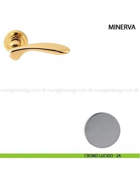 Maniglia per porta Minerva Comit cromo lucido