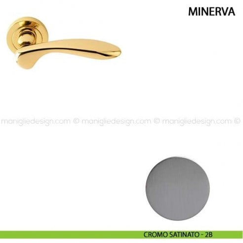 Maniglia per porta Minerva Comit cromo satinato