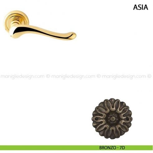 Maniglia per porta Asia Comit bronzo