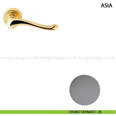 Maniglia per porta Asia Comit cromo satinato