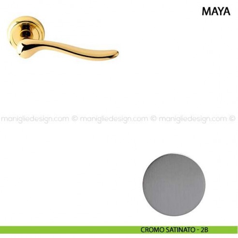 Maniglia per porta Maya Comit cromo satinato