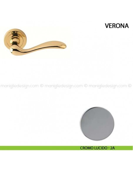 Maniglia per porta Verona Comit cromo lucido