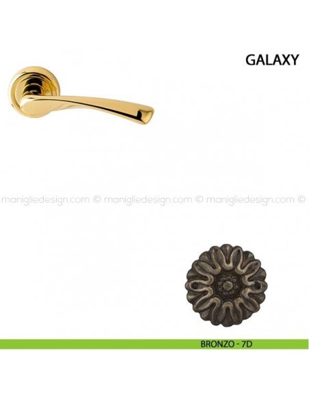 Maniglia per porta Galaxy Comit bronzo