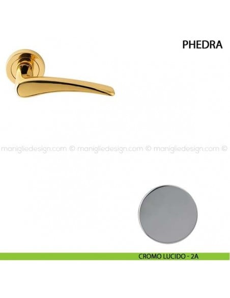 Maniglia per porta Phedra Comit cromo lucido