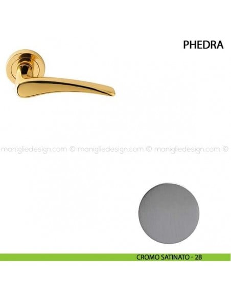 Maniglia per porta Phedra Comit cromo satinato