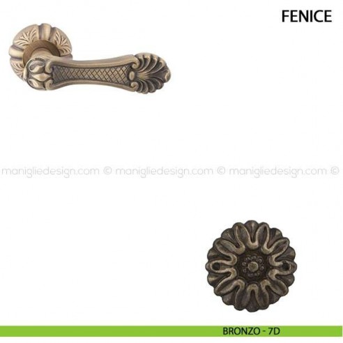 Maniglia per porta Fenice Comit bronzo