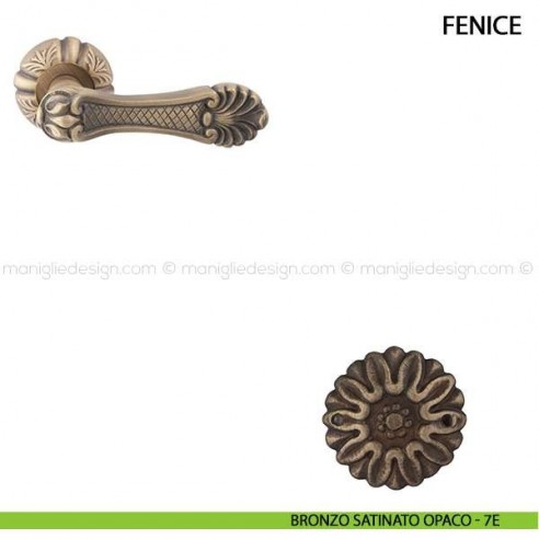 Maniglia per porta Fenice Comit bronzo satinato opaco