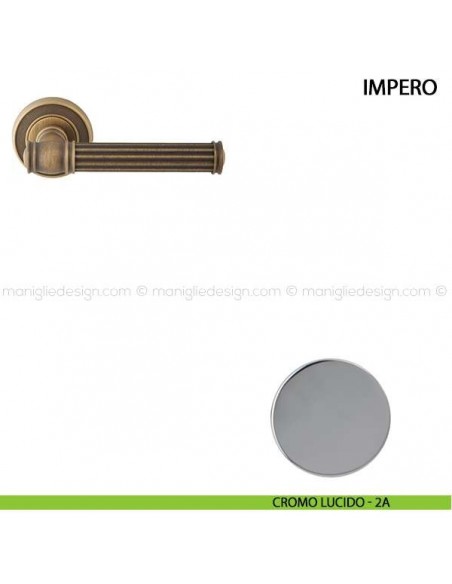 Maniglia per porta Impero Comit cromo lucido