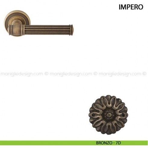 Maniglia per porta Impero Comit bronzo