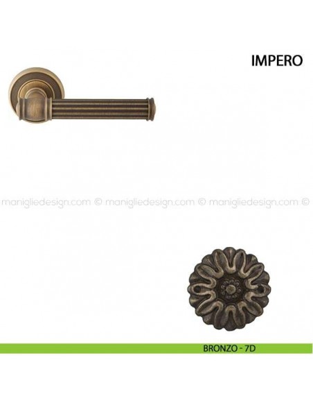 Maniglia per porta Impero Comit bronzo