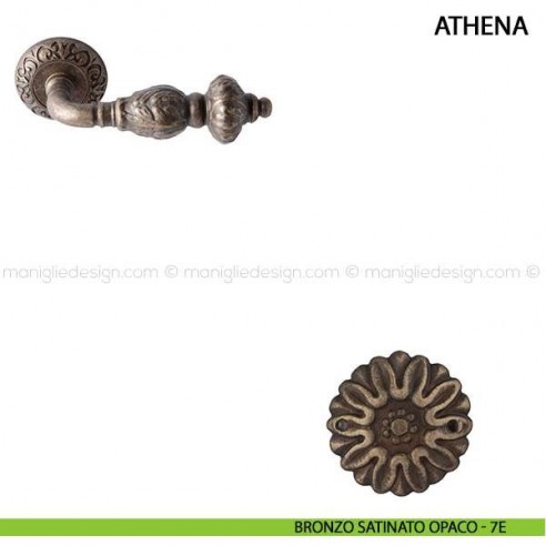Maniglia per porta Athena Comit bronzo satinato opaco