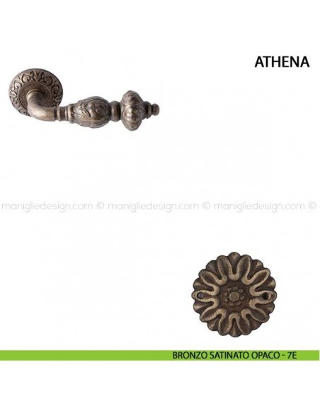 Maniglia per porta Athena Comit bronzo satinato opaco