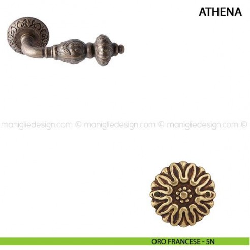 Maniglia per porta Athena Comit oro francese