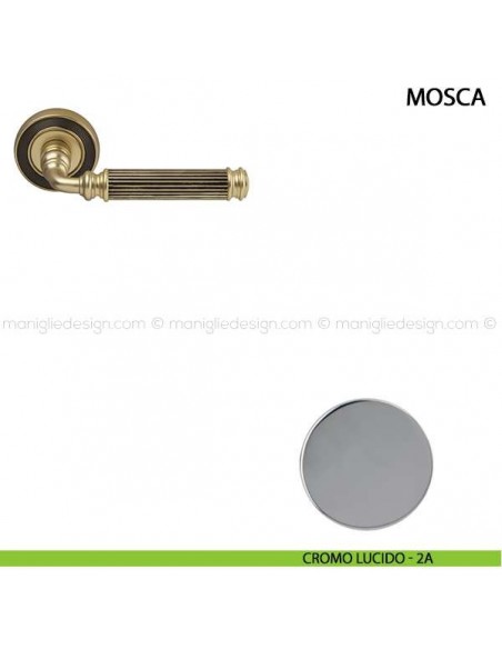 Maniglia per porta Mosca Comit cromo lucido