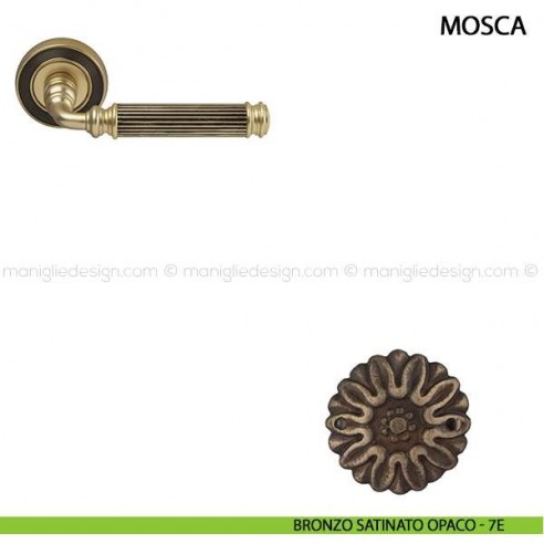Maniglia per porta Mosca Comit bronzo satinato opaco