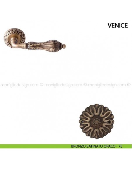 Maniglia per porta Venice Comit bronzo satinato opaco