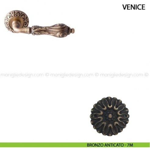Maniglia per porta Venice Comit bronzo anticato