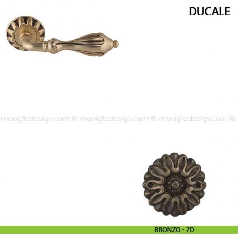 Maniglia per porta Ducale Comit bronzo
