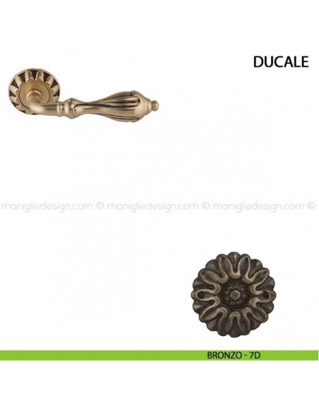 Maniglia per porta Ducale Comit bronzo