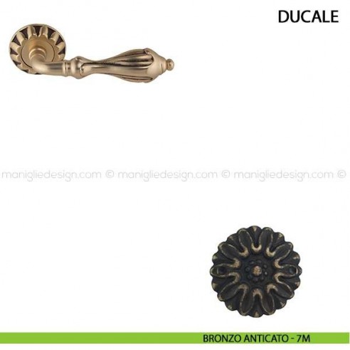 Maniglia per porta Ducale Comit bronzo anticato