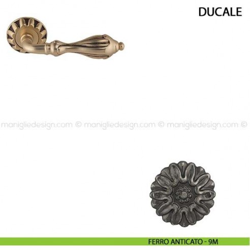 Maniglia per porta Ducale Comit ferro anticato