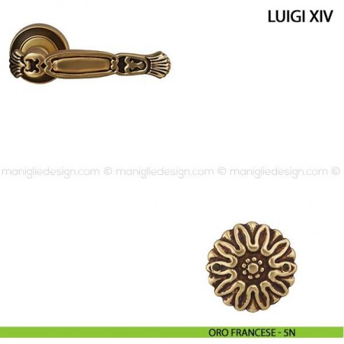 Maniglia per porta Luigi XVI Comit oro francese