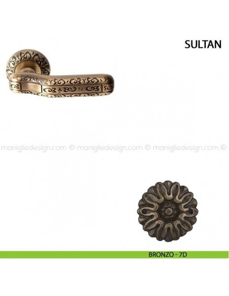 Maniglia per porta Sultan Comit bronzo