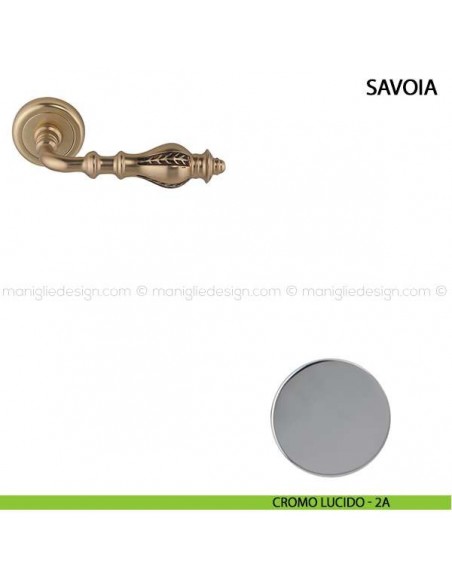 Maniglia per porta Savoia Comit cromo lucido