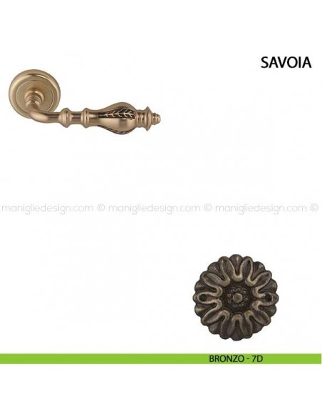 Maniglia per porta Savoia Comit bronzo