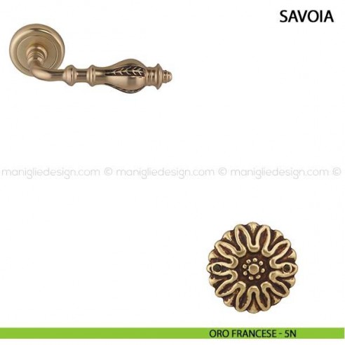 Maniglia per porta Savoia Comit oro francese