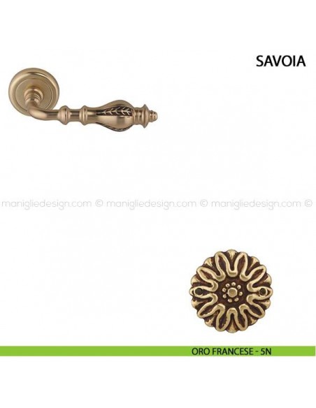 Maniglia per porta Savoia Comit oro francese